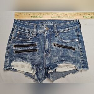 American Eagle Stretch Jean Shorts, sz 4